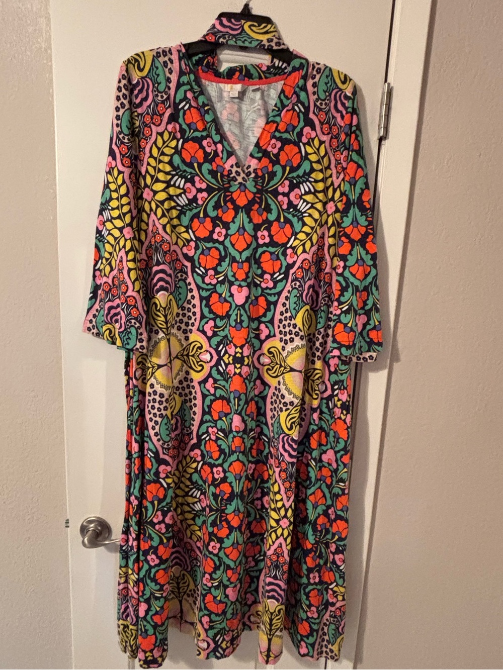 Boden Vibrant Floral Maxi Dress